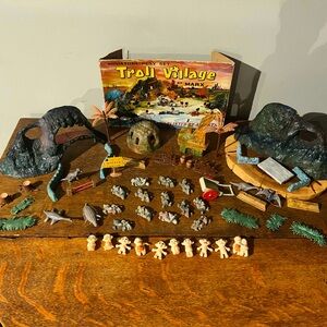 Retro 1965 Marx Troll Village Play Set